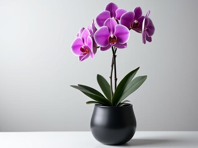 Stunning purple Phalaenopsis Orchids